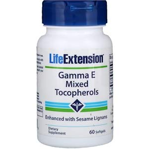 Life Extension, Gamma E混合生育酚软胶囊，60粒