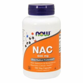 NOW Foods NAC 乙酰半胱氨酸 600mg 100粒 素食胶囊