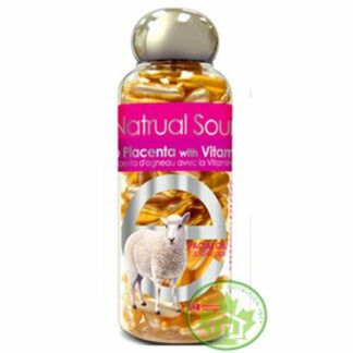 Bill Natural Sources Lamb Placenta with Vitamin E, 100 Gelcaps - rejuvenates dull skin cells and revitalizes skin cells elasticity