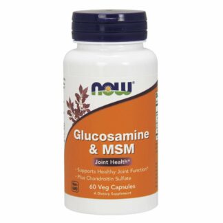 NOW, Glucosamine & MSM 60 caps