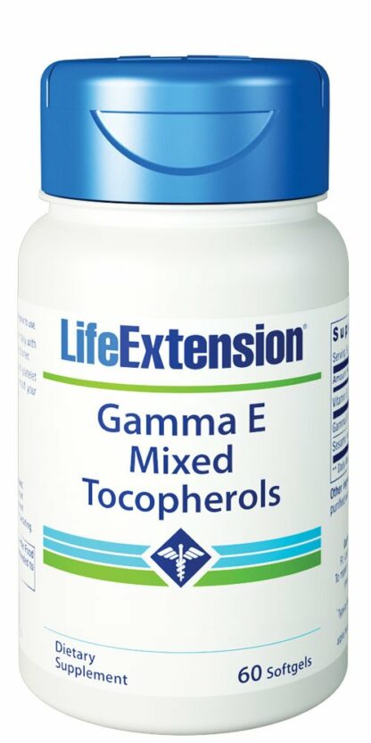 Life Extension - 伽玛E混杂的维生素E - 60软胶囊
