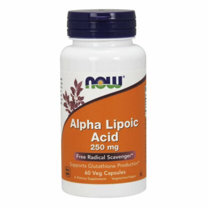 NOW Foods Alpha 唇膏酸 250mg 60 60