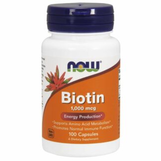 NOW Foods Biotin 1000mcg, 100 Capsules