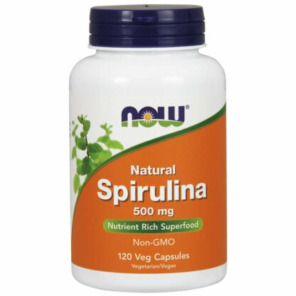 NOW Foods - Spirulina 500 镁。120 素食胶囊