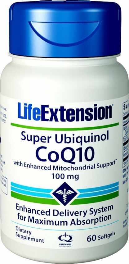 Life extension 超级辅酶 COQ 10 100 Mg 60 Softgels 60