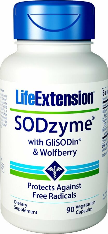 Life Extension SODzyme w/GliSODin & Wolfberry，90 粒素食胶囊 90 90