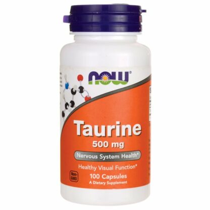 Now Foods Taurine 500mg, 100 Capsules