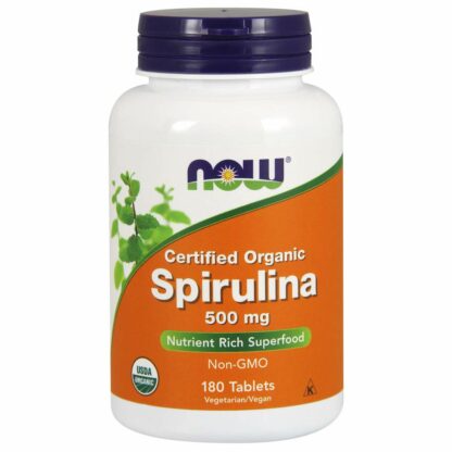 Now Foods，Spirulina 500 毫克 * 天然 180 180