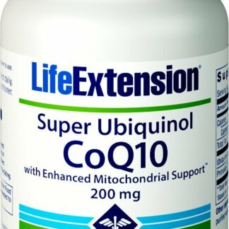 Life Extension Super Ubiquinol CoQ10 with Enhanced Mitochondrial Support, 200mg, 30 Softgels