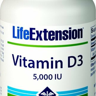 Life Extension 维生素D3，5000 IU，60粒