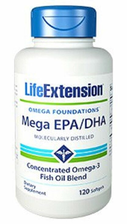 Life Extension Omega-3，基础营养 EPA/DHA，120 粒软胶囊 3 瓶装