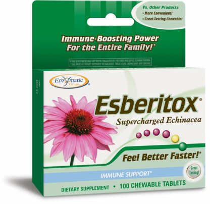 Enzymatic Therapy, Esberitox® Supercharged Echinacea 100 chew