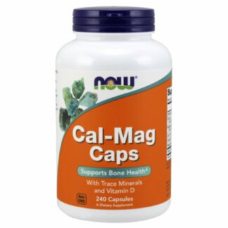 NOW Foods - Calcium-Magnesium with Trace Minerals and Vitamin D - 120 Capsules