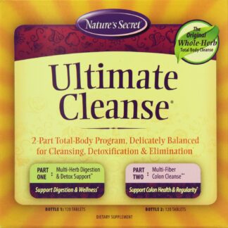 Nature's Secret Ultimate Cleanse 系列，120 片，两瓶装
