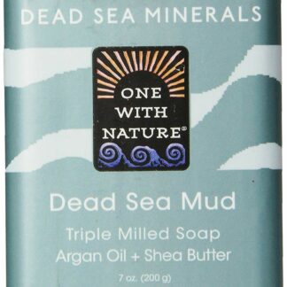 One With Nature - 使死海泥充满活力的死海矿物肥皂 - 7盎司 
