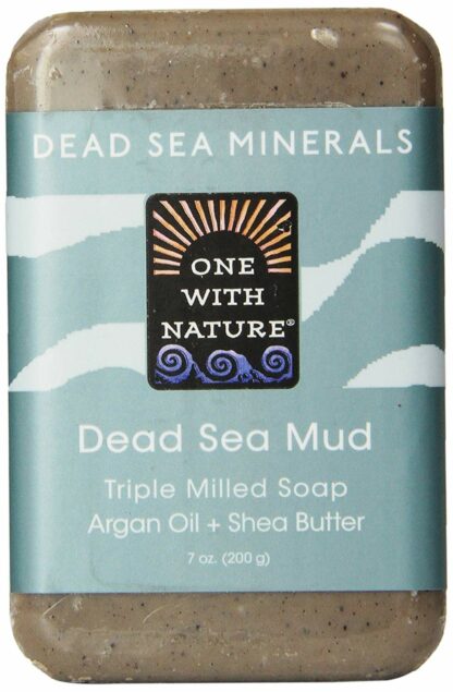 One With Nature - 使死海泥充满活力的死海矿物肥皂 - 7盎司 