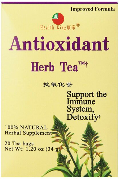 Health King Antioxidant Herb Tea, Teabags, 20 Count Box