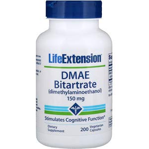 Life Extension, DMAE Bitartrate，二甲氨基乙醇，150毫克，200粒