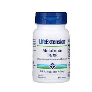 Life Extension, Melatonin IR/XR, 60 Capsules