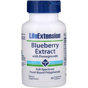 Life Extension, Blueberry Extract with Pomegranate, 60 Vegetarian Capsules