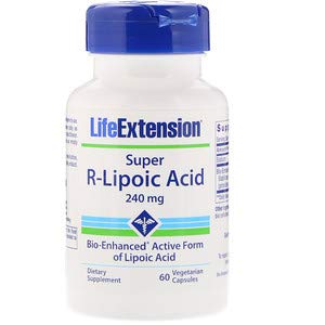 Life Extension, 超级R-硫辛酸，240毫克，60粒素食胶囊
