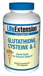 Life Extension, Glutathione, Cysteine & C, 100 Vegetarian Capsules