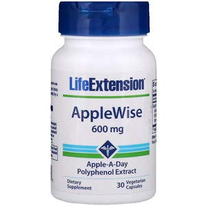 Life Extension, AppleWise，多酚提取物，600毫克，30粒素食胶囊