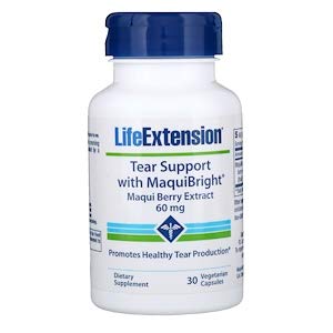 Life Extension, Tear Support, with MaquiBright, Maqui Berry Extract, 30 Veggie Caps000