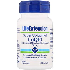 Life Extension, 超级泛醇辅酶Q10，支持增强型，50毫克，30粒