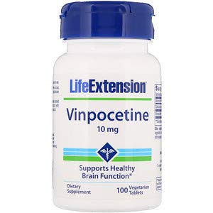 Life Extension, Vinpocetine, 10 mg, 100 Vegetarian Tablets