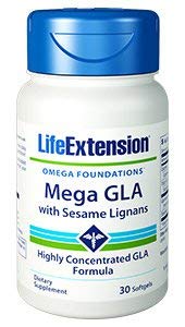 Life Extension Mega GLA with Sesame Lignans 2片装 0.00