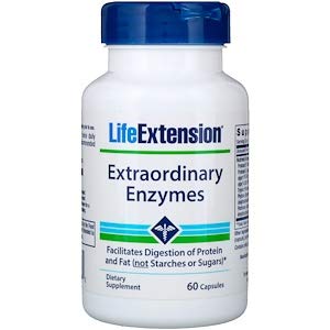 Life Extension, 特别酶，60粒胶囊