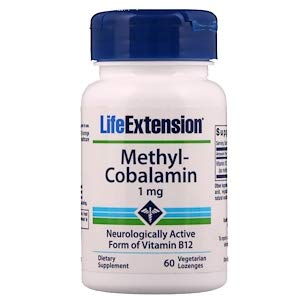 Life Extension, Methylcobalamin, 1 mg, 60 Vegetarian Lozenges