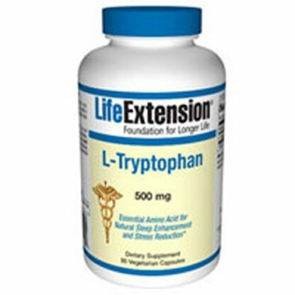 L-tryptophan 500 毫克，90 粒素食胶囊 - 2 包