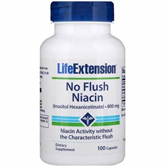 Life Extension No Flush *酸（异黄醇六角质酸盐）800 毫克 2组 2.00