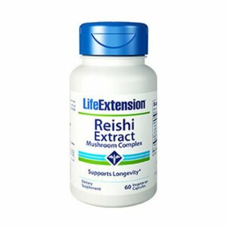 Life Extension 灵芝提取物蘑菇复合物，素食胶囊，60 粒 - 2 件装