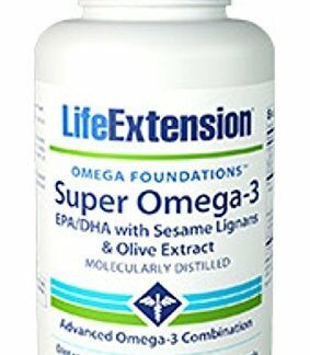 Life Extension Super Omega-3 EPA/DHA with Sesame Lignans & Olive Extract, 120 softgels