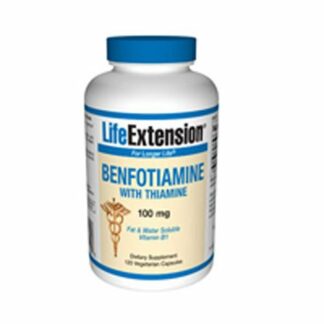 Life Extension - Benfotiamine With Thiamine - 100 Mg - 120 Caps (Pack of 2)