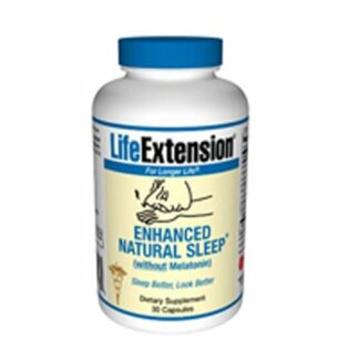 Life Extension - Enhanced Natural Sleep (Without Melatonin) - 30 Caps (Pack of 3)