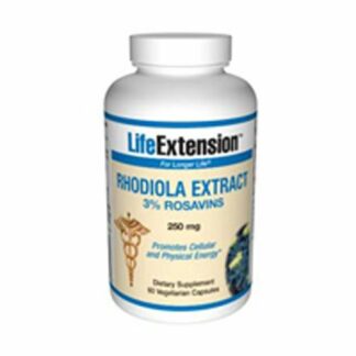 Life Extension - Rhodiola Extract (3% Rosavins) - 250 Mg - 60 Vcaps (Pack of 3)