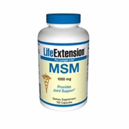 MSM, 1000 mg, 100 caps by Life Extension (Pack of 4)