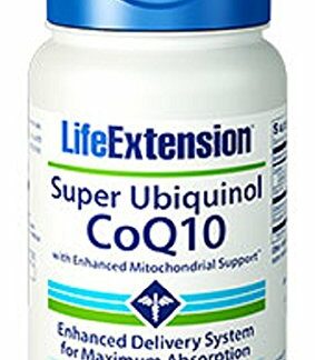 Life Extension - Super Ubiquinol CoQ10与改进的支持 50 镁。100软胶囊