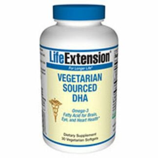 Life Extension Vegetarian Sourced DHA，30 粒胶囊（2 瓶装）