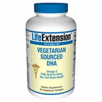 Life Extension Vegetarian Sourced DHA，30 粒胶囊（2 瓶装）