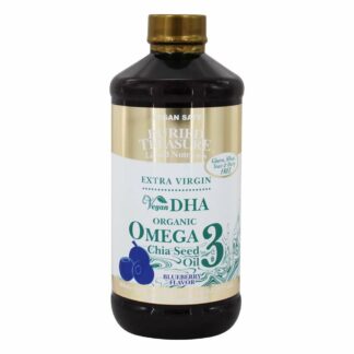 Buried Treasure Products - Omega 3特级初榨菊籽油蓝莓 - 16 fl. 盎司