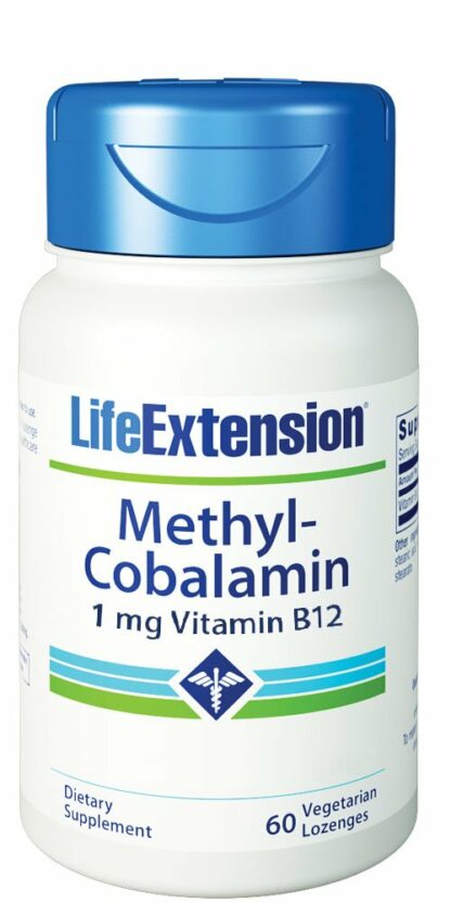 Life Extension - MethylCobalamin香草味道1毫克。60锭剂