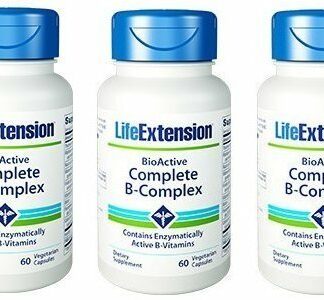 Life extension bioactive Complete b-complex ，60片 x 2 3片装 60.00