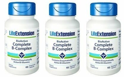 Life extension bioactive Complete b-complex ，60片 x 2 3片装 60.00