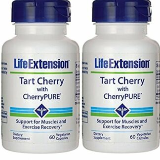 Life Extension Tart 樱桃提取物，含标准营养补充剂，樱桃色/纯色，60 片 2组 60.00