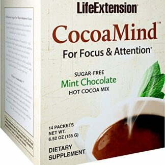 Life Extension - CocoaMind 热可可混合薄荷巧克力 - 14包